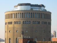 Water tower, now a first-class hotel
